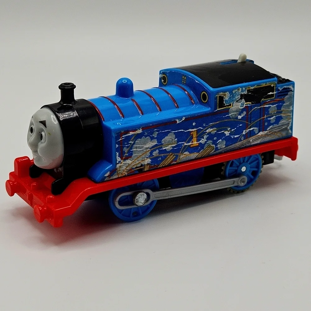 Thomas the Tank Friends Thomas Puffy Smoke Train Trackmaster Motorized TESTED
